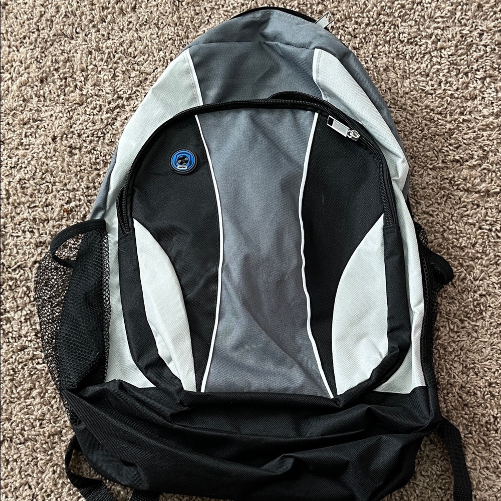 Stylish Black and Gray Men's Backpack